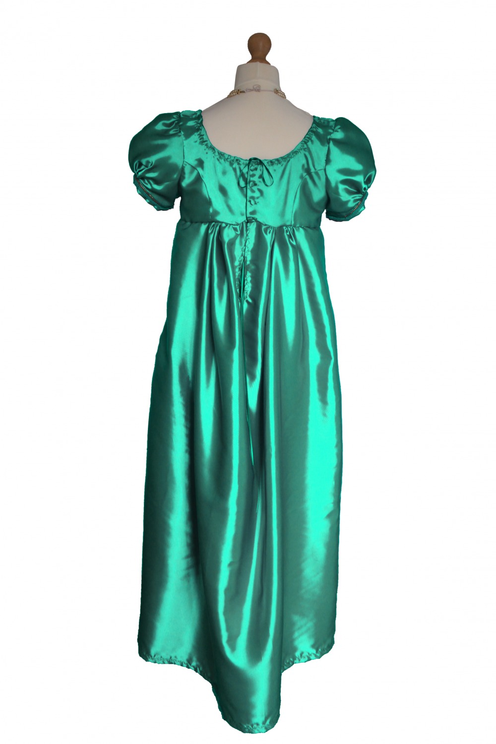 For Sale Ladies Regency Georgian Jane Austen Evening Ballgown Costume Size 10 - 12 UK Ready To Go! Image